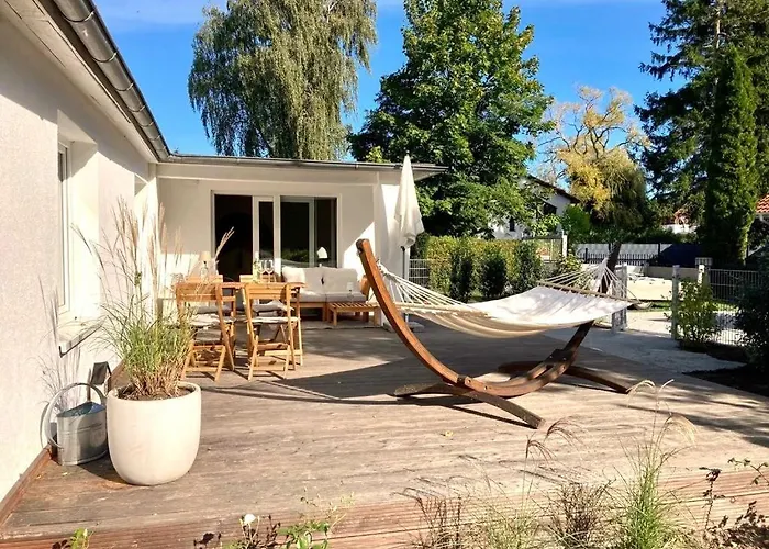 Moderner Bungalow Im Seebad Bansin, 200 Meter Zum Strand